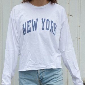 brandy melville long-sleeve new york shirt